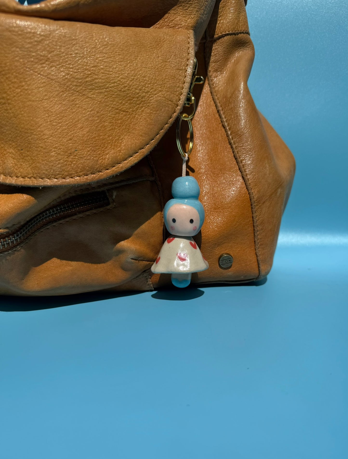 Charm Taschenanhänger Happy Frauen