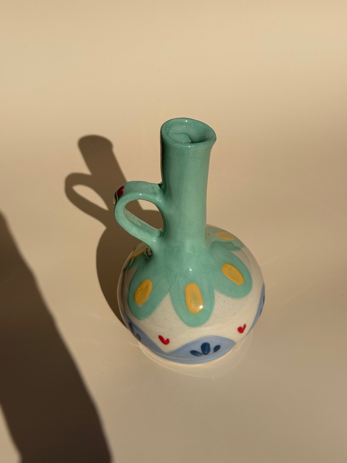 Vase Krug und kleine Kugel Flower