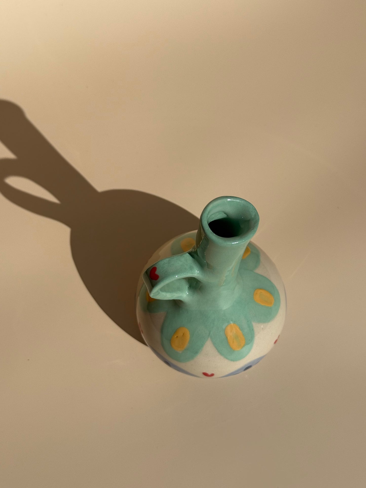 Vase Krug und kleine Kugel Flower