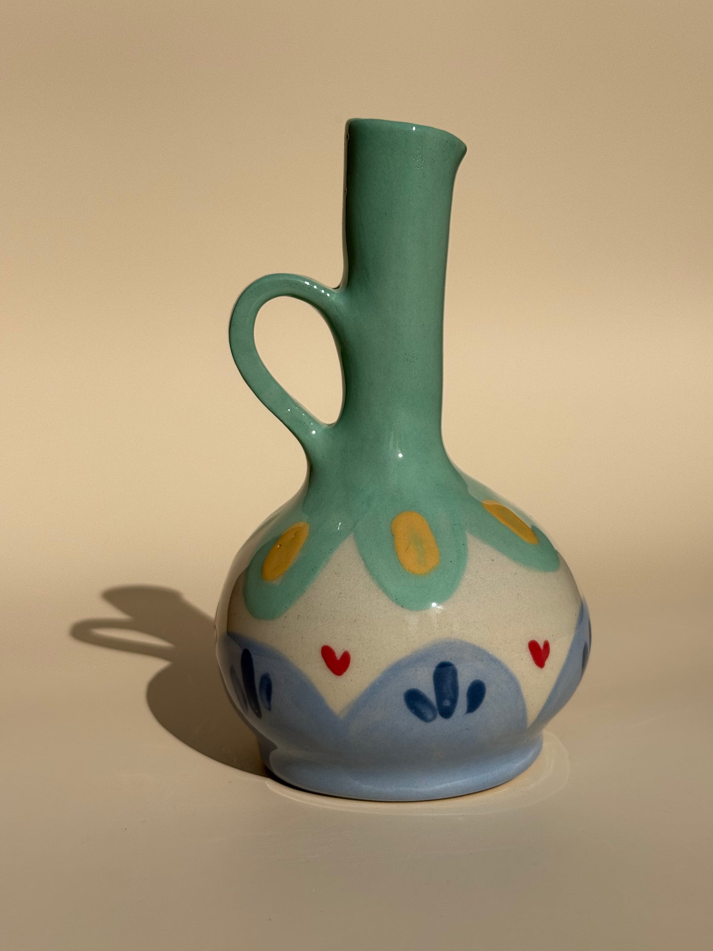 Vase Krug und kleine Kugel Flower