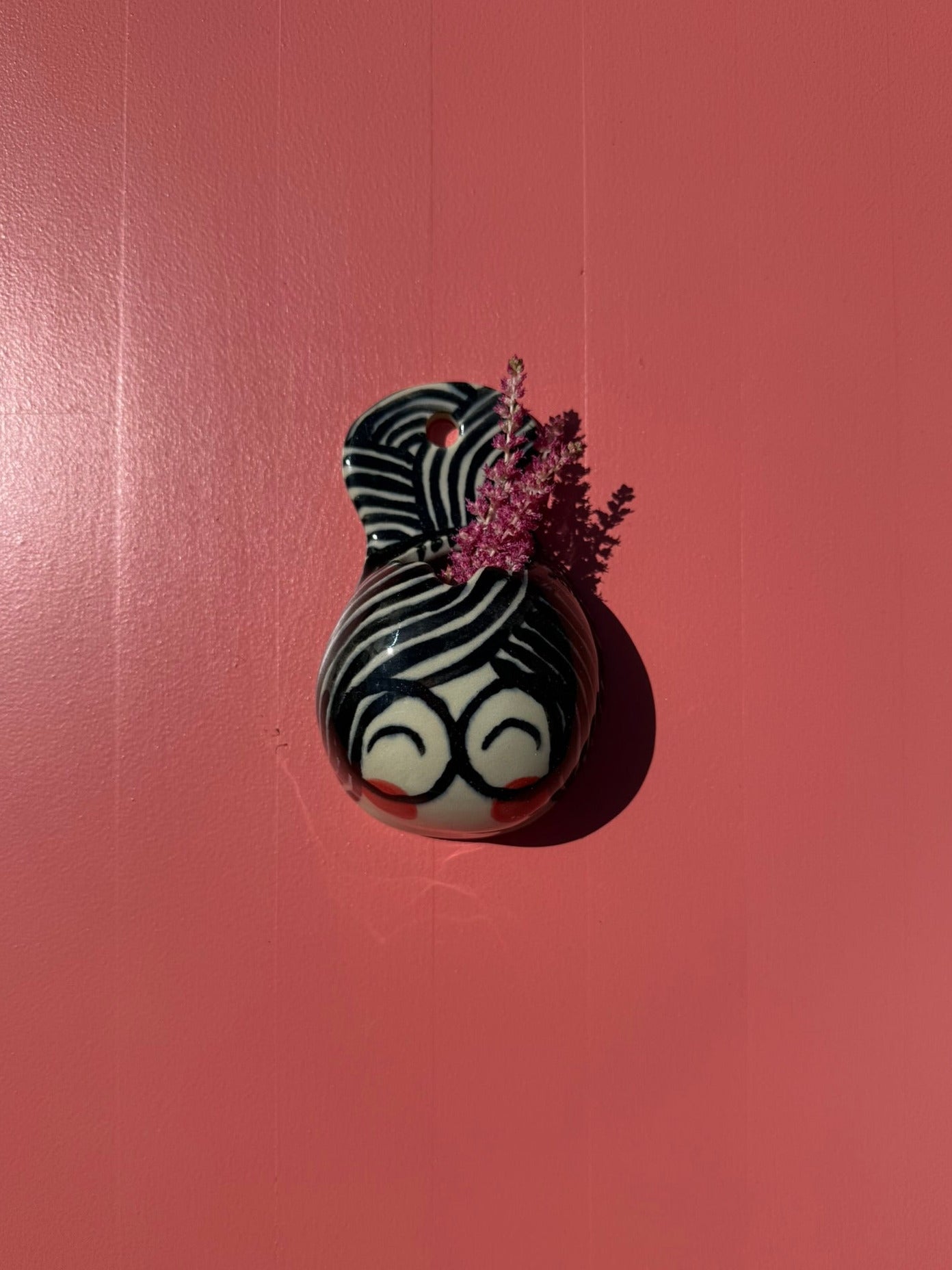Wandvase Brillenfrau Petit