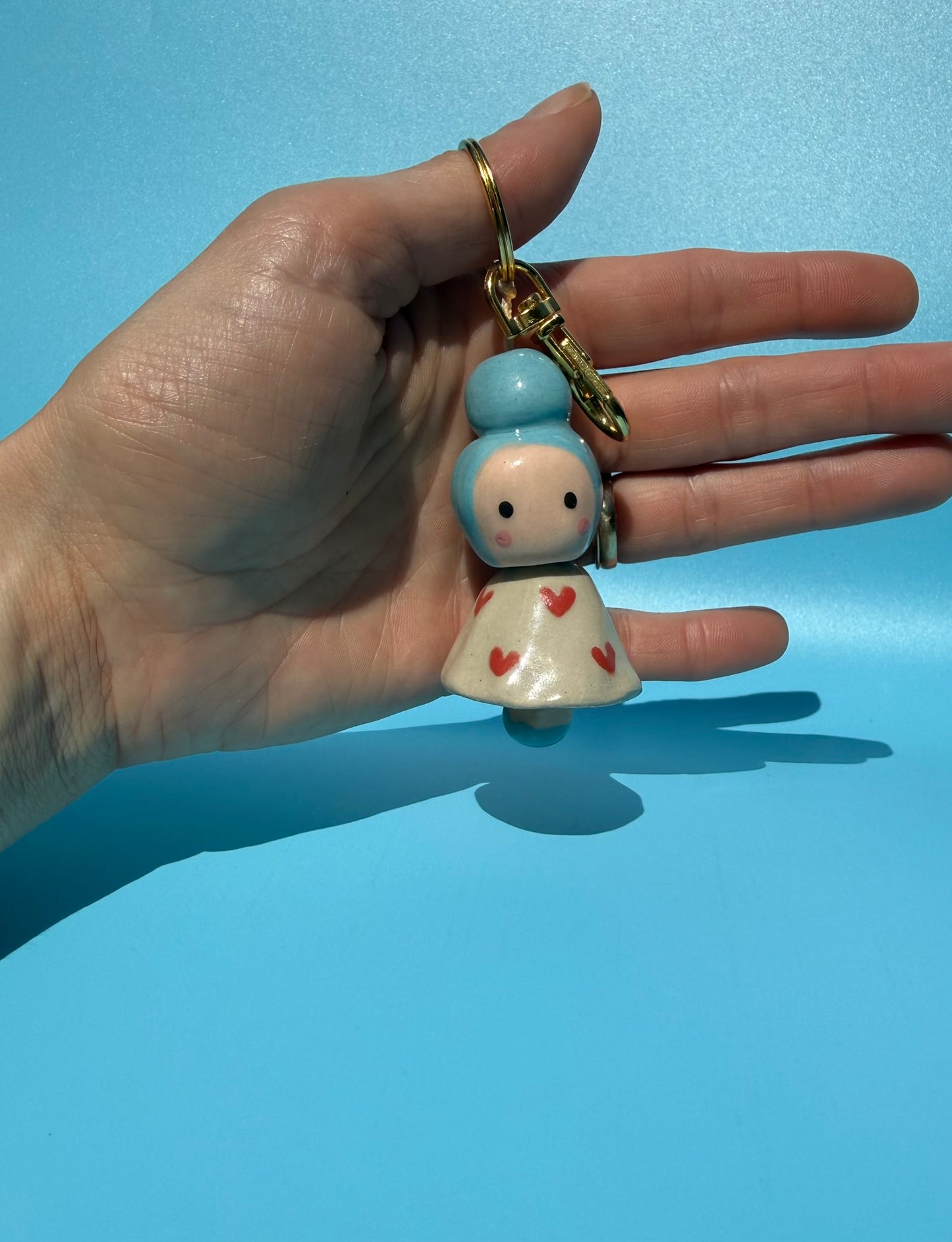 Charm Taschenanhänger Happy Frauen