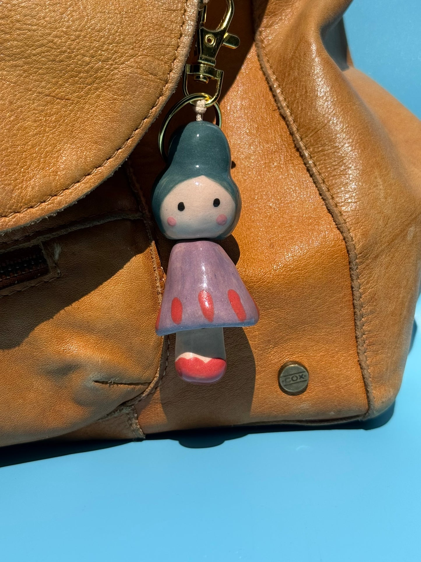 Charm Taschenanhänger Happy Frauen