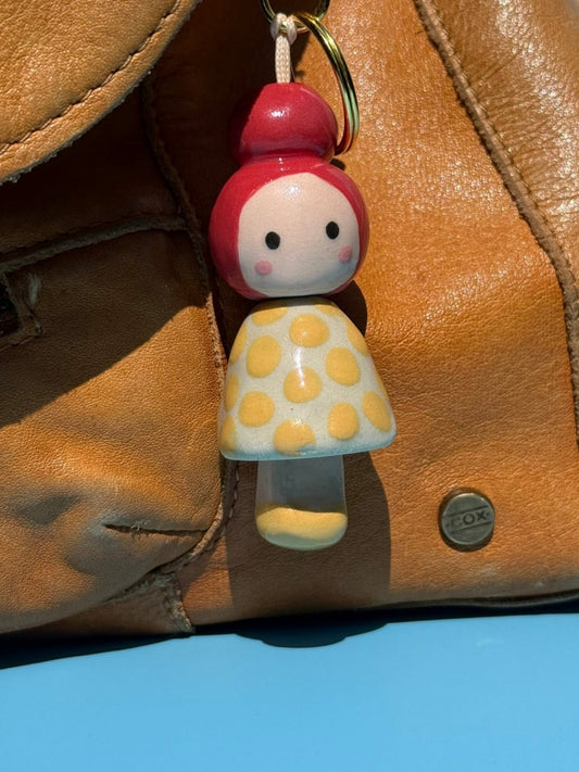 Charm Taschenanhänger Happy Frauen