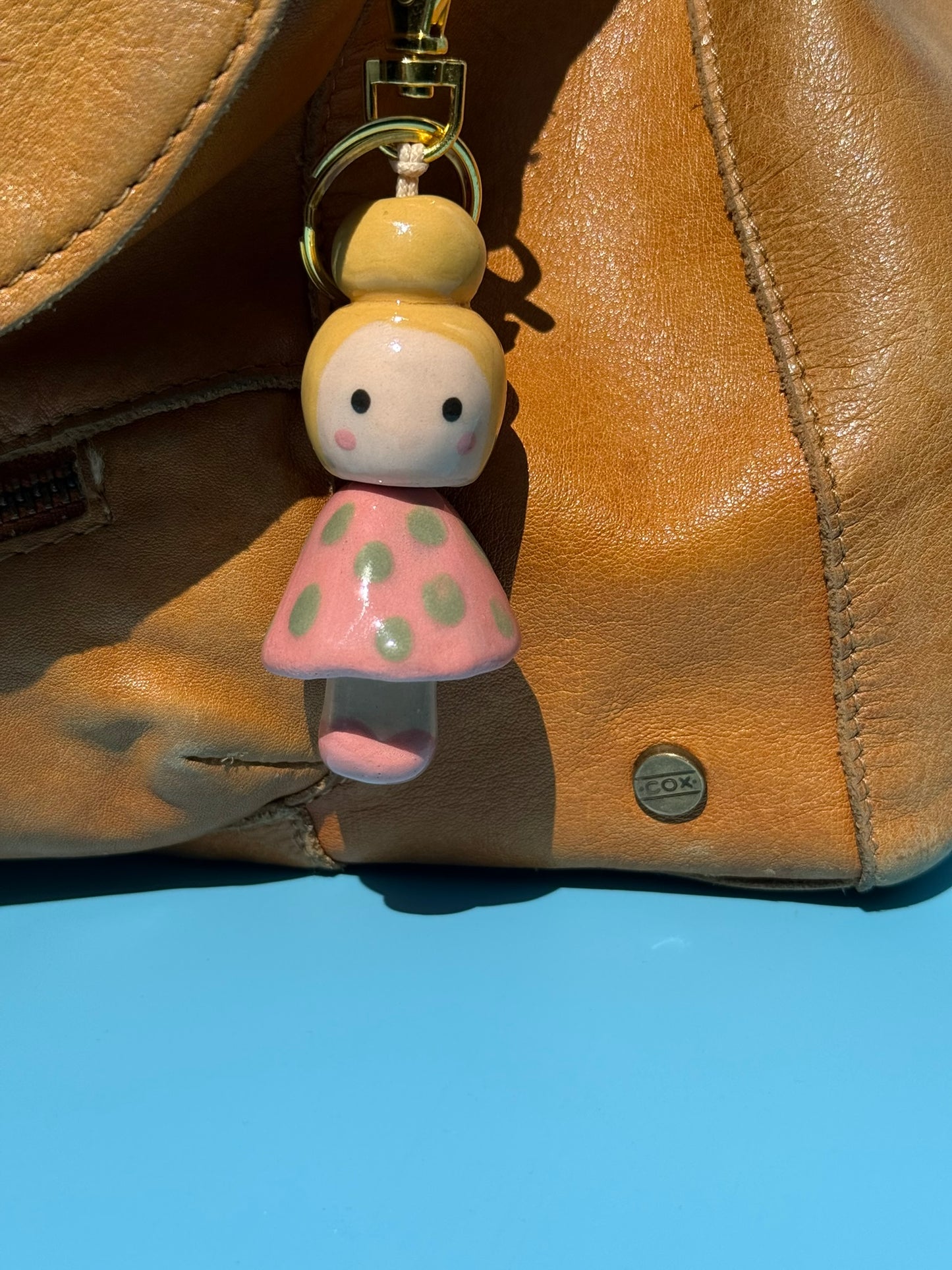 Charm Taschenanhänger Happy Frauen