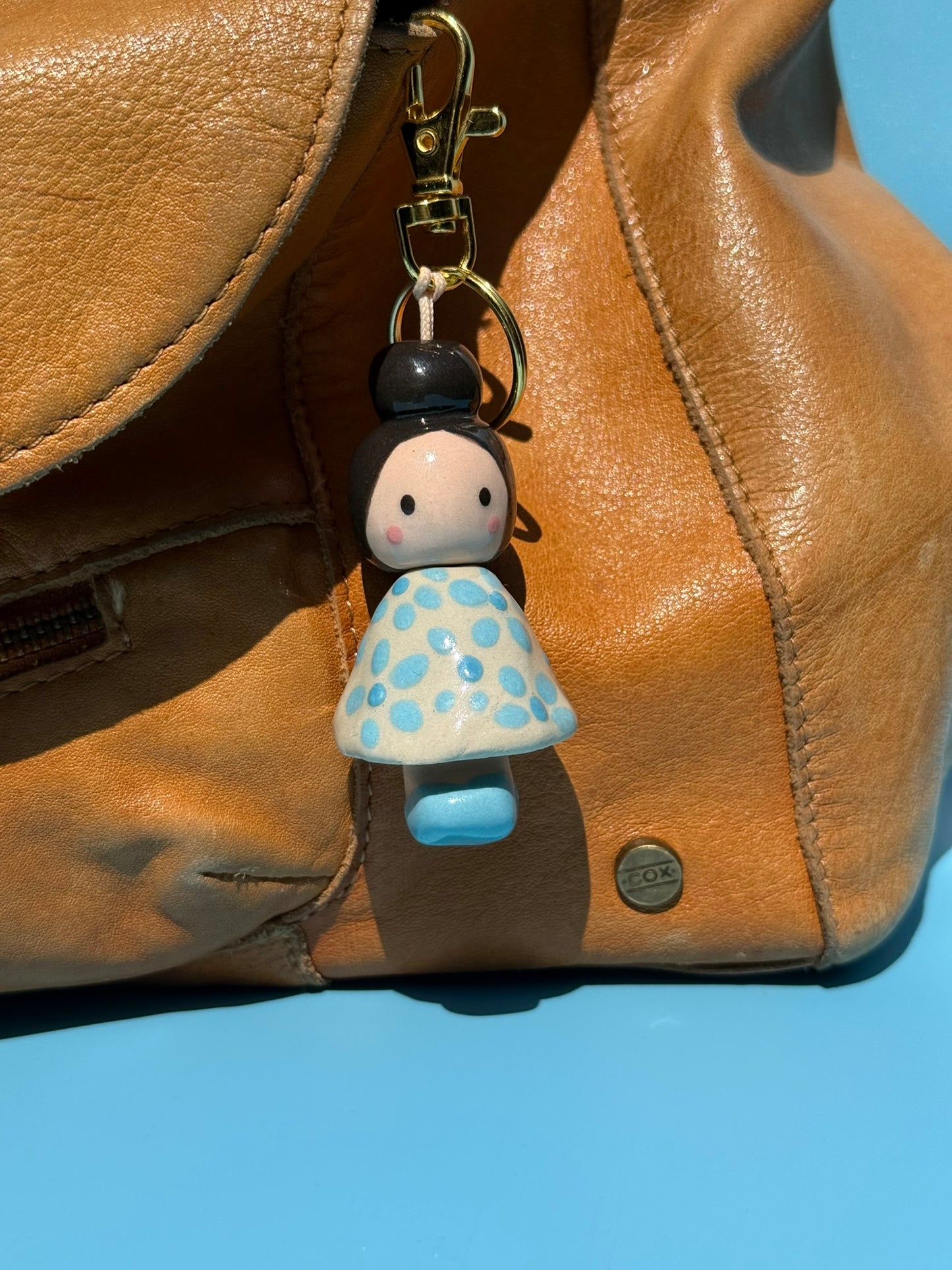 Charm Taschenanhänger Happy Frauen