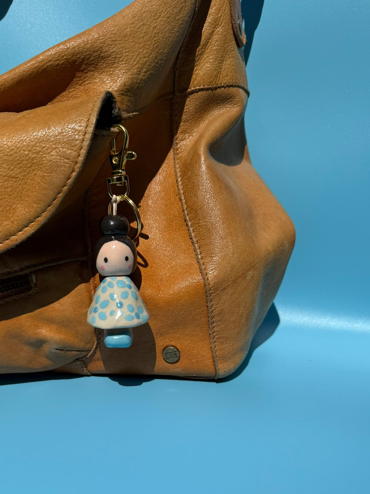 Charm Taschenanhänger Happy Frauen