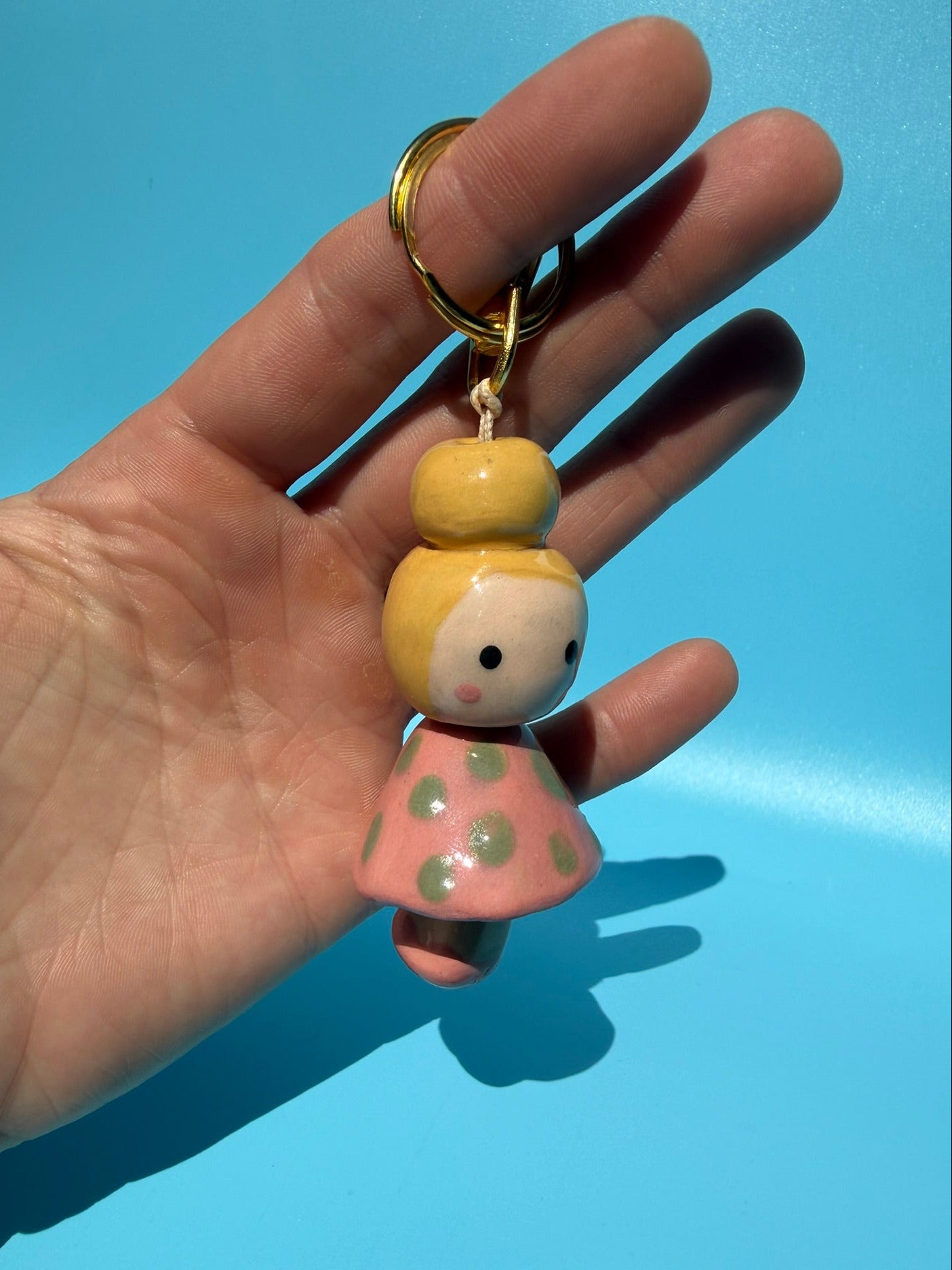 Charm Taschenanhänger Happy Frauen