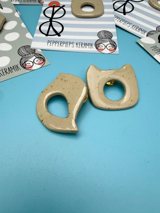 Brillenpins Katze und Vogel natur