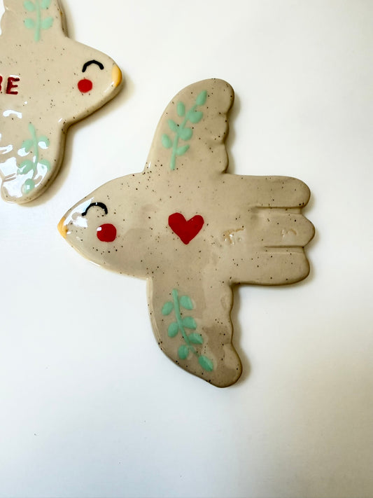 Wanddeko Vogel Liebe und Herz (special price)