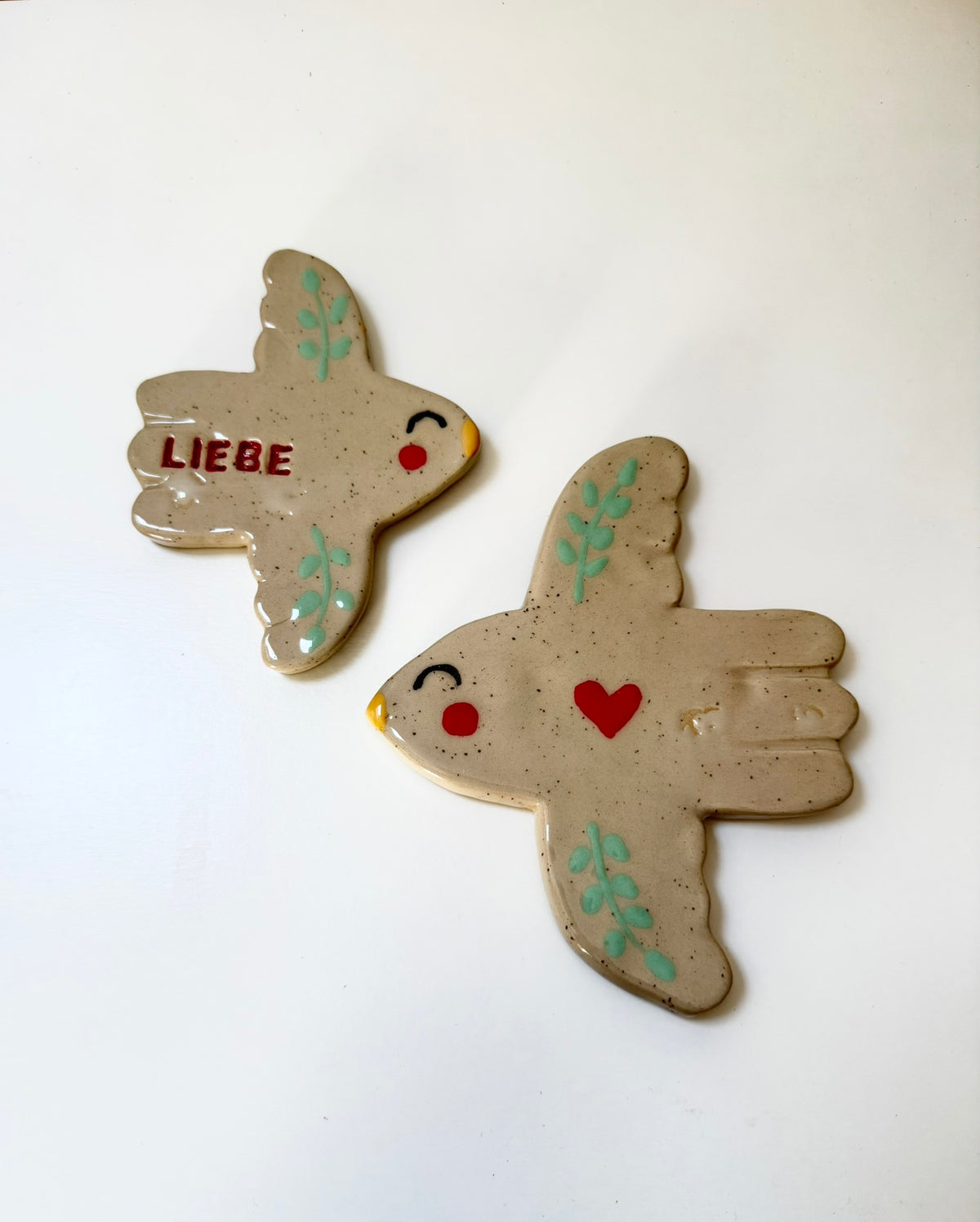 Wanddeko Vogel Liebe und Herz (special price)