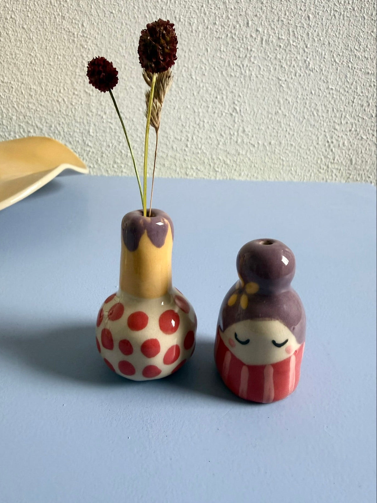Minivasen rot lila